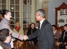 Cerimonia di presentazione all'Ambasciata Indonesiana