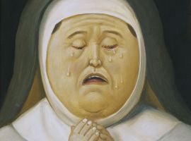 Fernando Botero - Via Crucis - Madre de Cristo