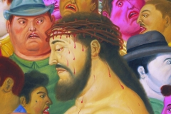 Fernando Botero - Via Crucis - Jesus y la multitud