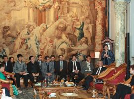 Cerimonia di presentazione all'Ambasciata Indonesiana