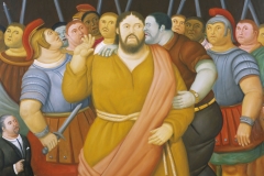 Fernando Botero - Via Crucis - El beso de Judas