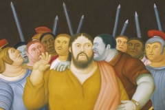 Fernando Botero - Via Crucis - El beso de Judas